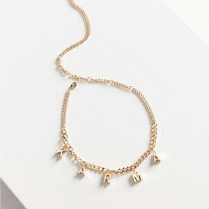 New Urban outfitters karma necklace goldtone